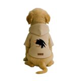 monopetz Baskılı İçi Polarlı Köpek Ve Kedi Kıyafeti & Elbisesi - Bej Renk Kapüşonlu Hoodie Bdb10 S