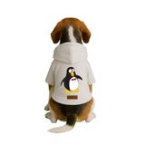 monopetz Baskılı İçi Polarlı Köpek Ve Kedi Kıyafeti & Elbisesi - Beyaz Renk Kapüşonlu Hoodie B8B3E 3Xl