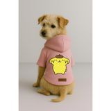 Monopetz Baskılı İçi Polarlı Köpek ve Kedi Kıyafeti & Elbisesi - Pembe Renk Kapüşonlu Hoodie BB6E2, 2XL