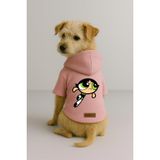 monopetz Baskılı İçi Polarlı Köpek Ve Kedi Kıyafeti & Elbisesi - Pembe Renk Kapüşonlu Hoodie Bddf7 6Xl