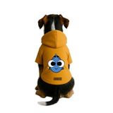 monopetz Baskılı İçi Polarlı Köpek Ve Kedi Kıyafeti & Elbisesi - Sarı Renk Kapüşonlu Hoodie B280F Xl