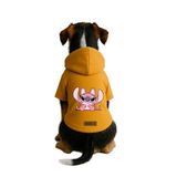 monopetz Baskılı İçi Polarlı Köpek Ve Kedi Kıyafeti & Elbisesi - Sarı Renk Kapüşonlu Hoodie B2Bf2 4Xl