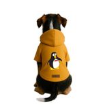 monopetz Baskılı İçi Polarlı Köpek Ve Kedi Kıyafeti & Elbisesi - Sarı Renk Kapüşonlu Hoodie B8B3E 2Xl