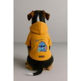 monopetz Baskılı İçi Polarlı Köpek Ve Kedi Kıyafeti & Elbisesi - Sarı Renk Kapüşonlu Hoodie Bfb4E 3Xl