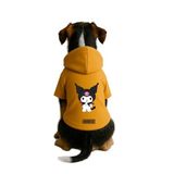 monopetz Baskılı İçi Polarlı Köpek Ve Kedi Kıyafeti & Elbisesi - Sarı Renk Kapüşonlu Hoodie Bfc9C 3Xl