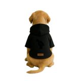 monopetz Baskılı İçi Polarlı Köpek Ve Kedi Kıyafeti & Elbisesi - Siyah Renk Kapüşonlu Hoodie Bf2F0 6Xl