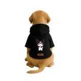 monopetz Baskılı İçi Polarlı Köpek Ve Kedi Kıyafeti & Elbisesi - Siyah Renk Kapüşonlu Hoodie Bfc9C 6Xl