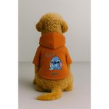 monopetz Baskılı İçi Polarlı Köpek Ve Kedi Kıyafeti & Elbisesi - Turuncu Renk Kapüşonlu Hoodie Bfb4E 6Xl