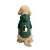 monopetz Baskılı İçi Polarlı Köpek Ve Kedi Kıyafeti & Elbisesi - Yeşil Renk Kapüşonlu Hoodie B8B3E 5Xl