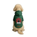 Monopetz Baskılı İçi Polarlı Köpek ve Kedi Kıyafeti & Elbisesi - Yeşil Renk Kapüşonlu Hoodie BD5FB, 5XL