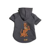 monopetz Kapişonlu Polar Sweatshirt Köpek ve Kedi Kıyafeti & Elbisesi - Antrasit Scooby Doo M Beden