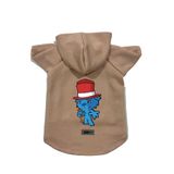 monopetz Kapişonlu Polar Sweatshirt Köpek ve Kedi Kıyafeti & Elbisesi Bej Bear XL