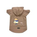 monopetz Kapişonlu Polar Sweatshirt Köpek ve Kedi Kıyafeti & Elbisesi Bej Cando S