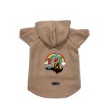 monopetz Kapişonlu Polar Sweatshirt Köpek ve Kedi Kıyafeti & Elbisesi Bej City 28 XS