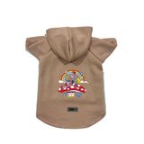monopetz Kapişonlu Polar Sweatshirt Köpek ve Kedi Kıyafeti & Elbisesi Bej City 30 XL