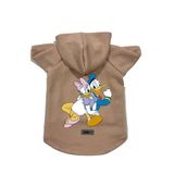 monopetz Kapişonlu Polar Sweatshirt Köpek ve Kedi Kıyafeti & Elbisesi Bej Deysi Donald S
