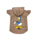 monopetz Kapişonlu Polar Sweatshirt Köpek Ve Kedi Kıyafeti & Elbisesi Bej Donald L