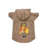 monopetz Kapişonlu Polar Sweatshirt Köpek ve Kedi Kıyafeti & Elbisesi Bej Hong Kong L