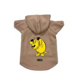 monopetz Kapişonlu Polar Sweatshirt Köpek ve Kedi Kıyafeti & Elbisesi Bej Rabugento XL
