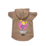 monopetz Kapişonlu Polar Sweatshirt Köpek ve Kedi Kıyafeti & Elbisesi Bej Rugrats Angelica L