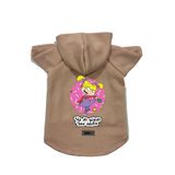 monopetz Kapişonlu Polar Sweatshirt Köpek ve Kedi Kıyafeti & Elbisesi Bej Rugrats Angelica S