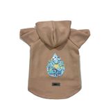 monopetz Kapişonlu Polar Sweatshirt Köpek ve Kedi Kıyafeti & Elbisesi Bej Scuerou S