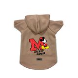 monopetz Kapişonlu Polar Sweatshirt Köpek ve Kedi Kıyafeti & Elbisesi Bej Yeni Mickey 2 L