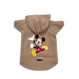 monopetz Kapişonlu Polar Sweatshirt Köpek ve Kedi Kıyafeti & Elbisesi Bej Yeni Mickey M