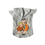 monopetz Kapişonlu Polar Sweatshirt Köpek Ve Kedi Kıyafeti & Elbisesi Beyaz Barney Fred XL