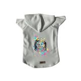monopetz Kapişonlu Polar Sweatshirt Köpek Ve Kedi Kıyafeti & Elbisesi Beyaz City 26 XL