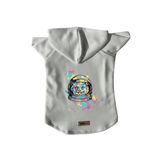 monopetz Kapişonlu Polar Sweatshirt Köpek Ve Kedi Kıyafeti & Elbisesi Beyaz City 26 XS