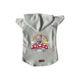 monopetz Kapişonlu Polar Sweatshirt Köpek ve Kedi Kıyafeti & Elbisesi Beyaz City 30 L