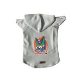 monopetz Kapişonlu Polar Sweatshirt Köpek ve Kedi Kıyafeti & Elbisesi Beyaz DBZ 05 XS