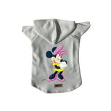 monopetz Kapişonlu Polar Sweatshirt Köpek ve Kedi Kıyafeti & Elbisesi Beyaz Minnie S
