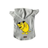 monopetz Kapişonlu Polar Sweatshirt Köpek ve Kedi Kıyafeti & Elbisesi Beyaz Rabugento M