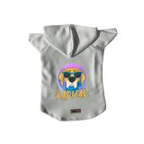 monopetz Kapişonlu Polar Sweatshirt Köpek ve Kedi Kıyafeti & Elbisesi Beyaz Radical L