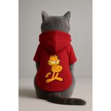 monopetz Kapişonlu Polar Sweatshirt Köpek ve Kedi Kıyafeti & Elbisesi - Garfield L Beden