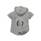 monopetz Kapişonlu Polar Sweatshirt Köpek Ve Kedi Kıyafeti & Elbisesi Gri City 26 S