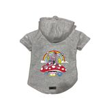 monopetz Kapişonlu Polar Sweatshirt Köpek ve Kedi Kıyafeti & Elbisesi Gri City 30 M