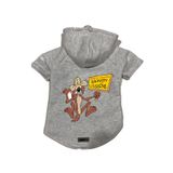 monopetz Kapişonlu Polar Sweatshirt Köpek ve Kedi Kıyafeti & Elbisesi Gri Coiote XS