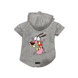 monopetz Kapişonlu Polar Sweatshirt Köpek ve Kedi Kıyafeti & Elbisesi Gri Courage XL