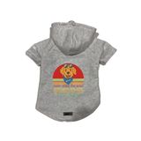 monopetz Kapişonlu Polar Sweatshirt Köpek ve Kedi Kıyafeti & Elbisesi Gri Every Snack You Make XS