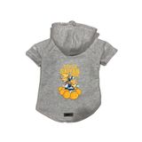 monopetz Kapişonlu Polar Sweatshirt Köpek ve Kedi Kıyafeti & Elbisesi Gri Goku Vegeta M