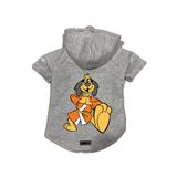 monopetz Kapişonlu Polar Sweatshirt Köpek ve Kedi Kıyafeti & Elbisesi Gri Hong Kong XS
