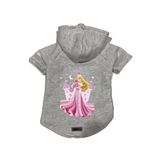 monopetz Kapişonlu Polar Sweatshirt Köpek ve Kedi Kıyafeti & Elbisesi Gri Princess L