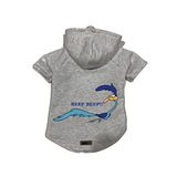 monopetz Kapişonlu Polar Sweatshirt Köpek ve Kedi Kıyafeti & Elbisesi - Gri Road Runner S Beden
