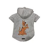 monopetz Kapişonlu Polar Sweatshirt Köpek ve Kedi Kıyafeti & Elbisesi - Gri Scooby Doo S Beden