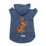 monopetz Kapişonlu Polar Sweatshirt Köpek ve Kedi Kıyafeti & Elbisesi - Lacivert Scooby Doo M Beden
