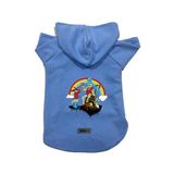 monopetz Kapişonlu Polar Sweatshirt Köpek ve Kedi Kıyafeti & Elbisesi Mavi City 28 XL