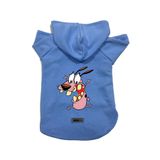 monopetz Kapişonlu Polar Sweatshirt Köpek ve Kedi Kıyafeti & Elbisesi Mavi Courage M